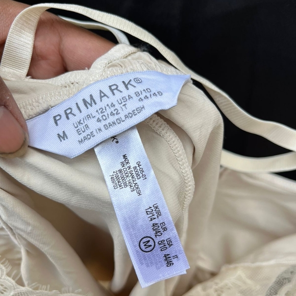 Primark off white satin lace bodysuit - Picture 6 of 8